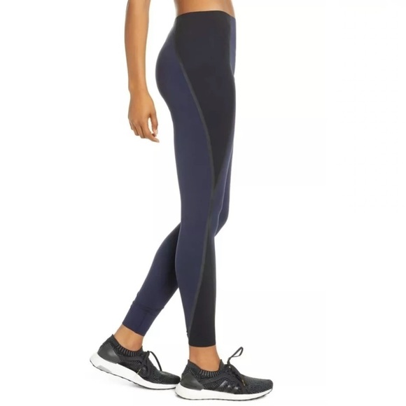 NWT Spanx Mesh Contour High Rise Pull On Shaping Leggings in Lapis Night - Picture 1 of 10